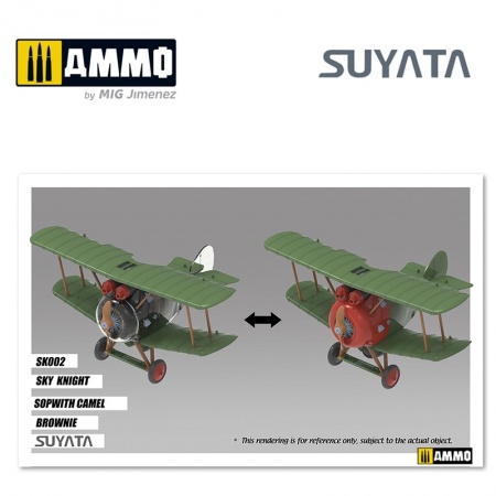 SK002 Сборная модель Sopwith Camel & “Brownie” Suyata