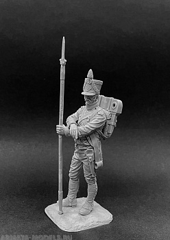 CHM-54296(M). Санитар медицинской службы, Франция 1812-15 гг. Материал - белый металл.