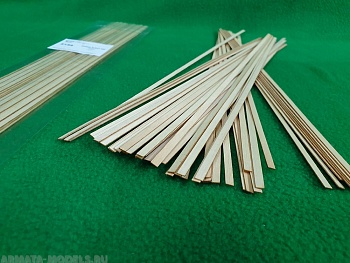 5159SV рейки 0,6х4 - длина 300 мм - ольха- 50 шт