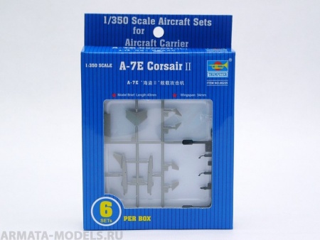 06225 Самолет  A-7Е Корсар II (6шт)  Trumpeter