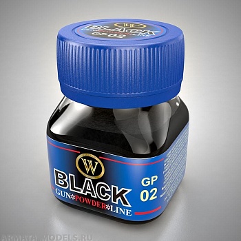 GP-02 Сухой тонировочный пигмент Черный серия GunPowder