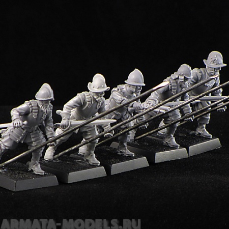 spain-01 spanish pikemen (5 pcs) BROTHER VINNI's