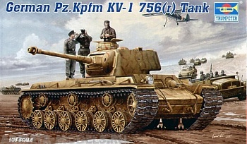 00366 Танк  Pz.Kpfw KV-1 756 ( r )