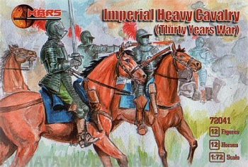 72041MR Фигуры Imperial Heavy Cavalry (Thirty Years War) 1/72 Mars