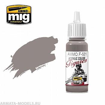 AMMOF521 Ammo Mig Краска акриловая GREY LIGHT BROWN