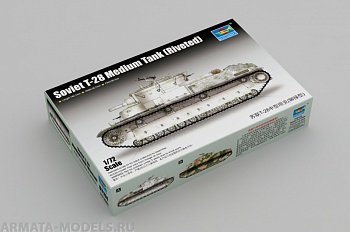 '07151 Танк  Soviet T-28 Medium Tank (Riveted)   (1:72)