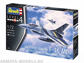 03905RE Многоцелевой истребитель F-16 Mlu 100th Anniversary (Подарочная серия)