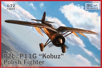 IBG72523 Самолёт PZL P.11g Kobuz - Polish Fighter Plane  (IBG models) 1/72