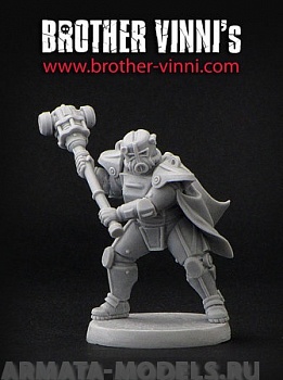 BV-ns-29 Игровая миниатюра  heroic power-armour with hammer героическая сила-броня с молотом