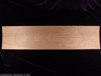 AW30002 Деревянная палуба для IJN YAMATO