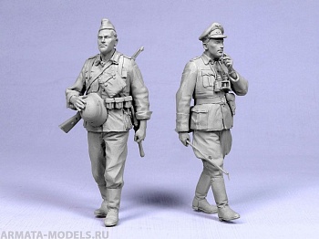 T-35076 Барбаросса Немецкий офицер и пехотинец (лето 1941 г) (2)