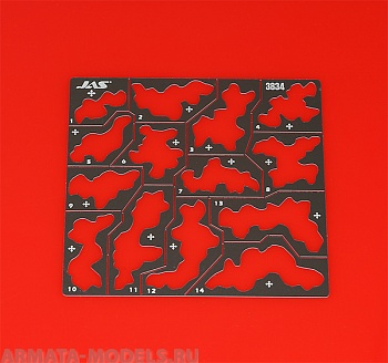 3834J Трафарет Камуфляж