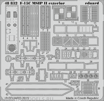 48832ED  F-15C MSIP II Exterior 1/48