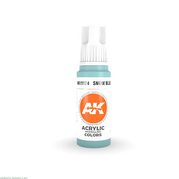 AK11174 Краска акриловая Snow Blue 17ml