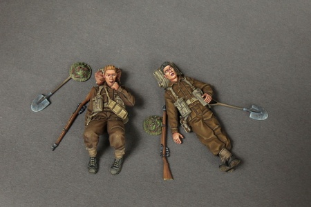 3616SOGA British infantrymans at rest. SOGA Miniatures
