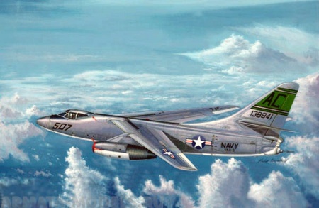 02868 Самолет  A-3D-2 Scywarrior Strategic Bomber Trumpeter