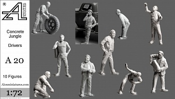 А20 Бетонные джунгли. Водители, 1:72