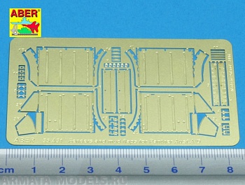ABR-35-A31  Дополнения для  Front fenders for Panther Ausf.A/D для Tamiya, Italeri 1/35