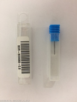 BD0068-0.8 Скребок в пластиковом футляре 0.8мм