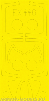 EX446ED Окрасочная маска TF-9J 1/48