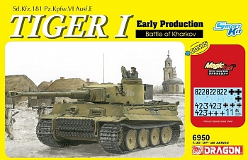6950Д Сборная модель Sd.Kfz.181 Pz.Kpfw.VI Ausf.E TIGER I EARLY PRODUCTION, BATTLE