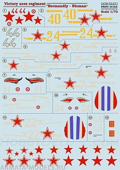 PS72-071 Victory aces regiment Normandiy-Neman
